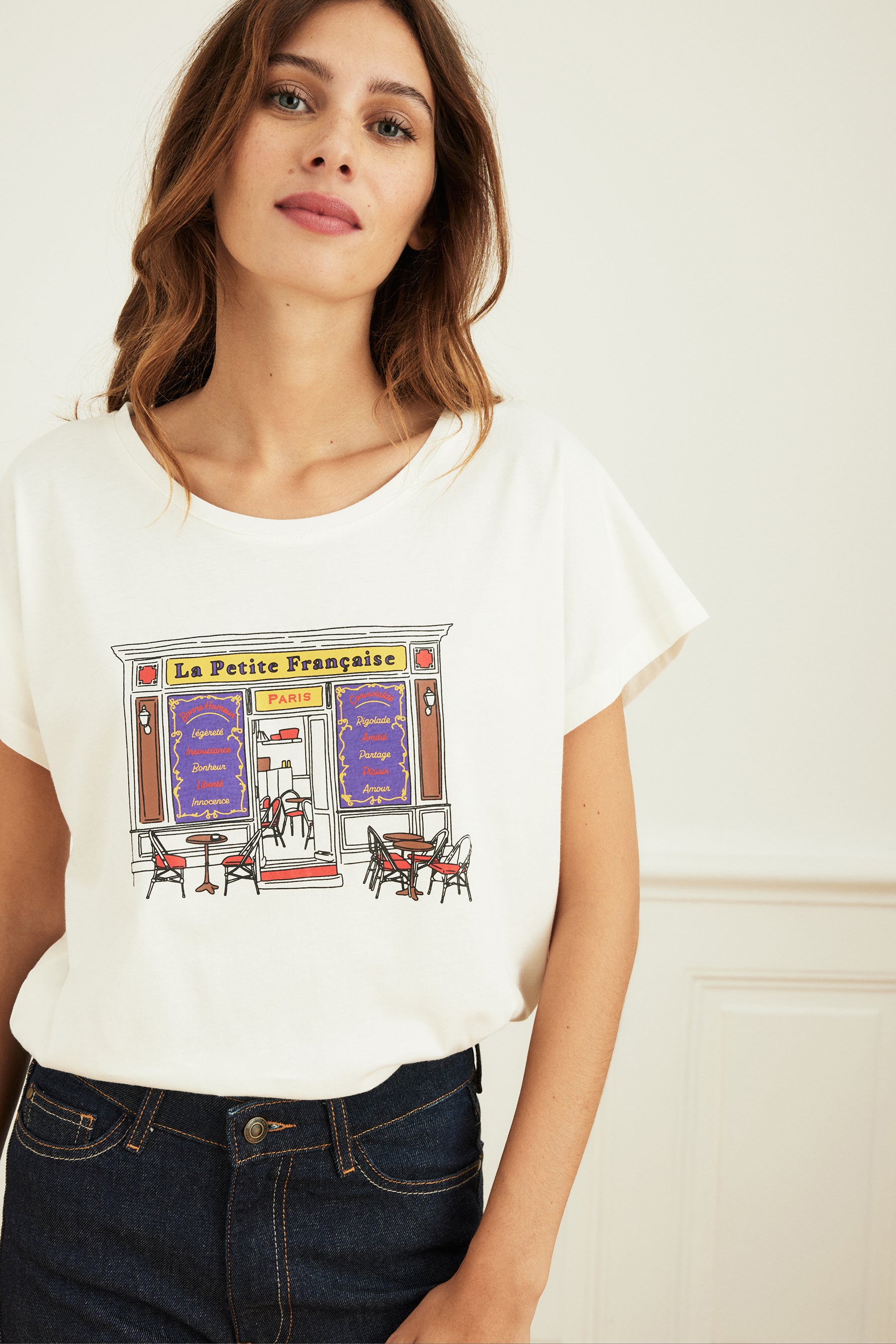 La Petite Française - T-shirt Terrasse