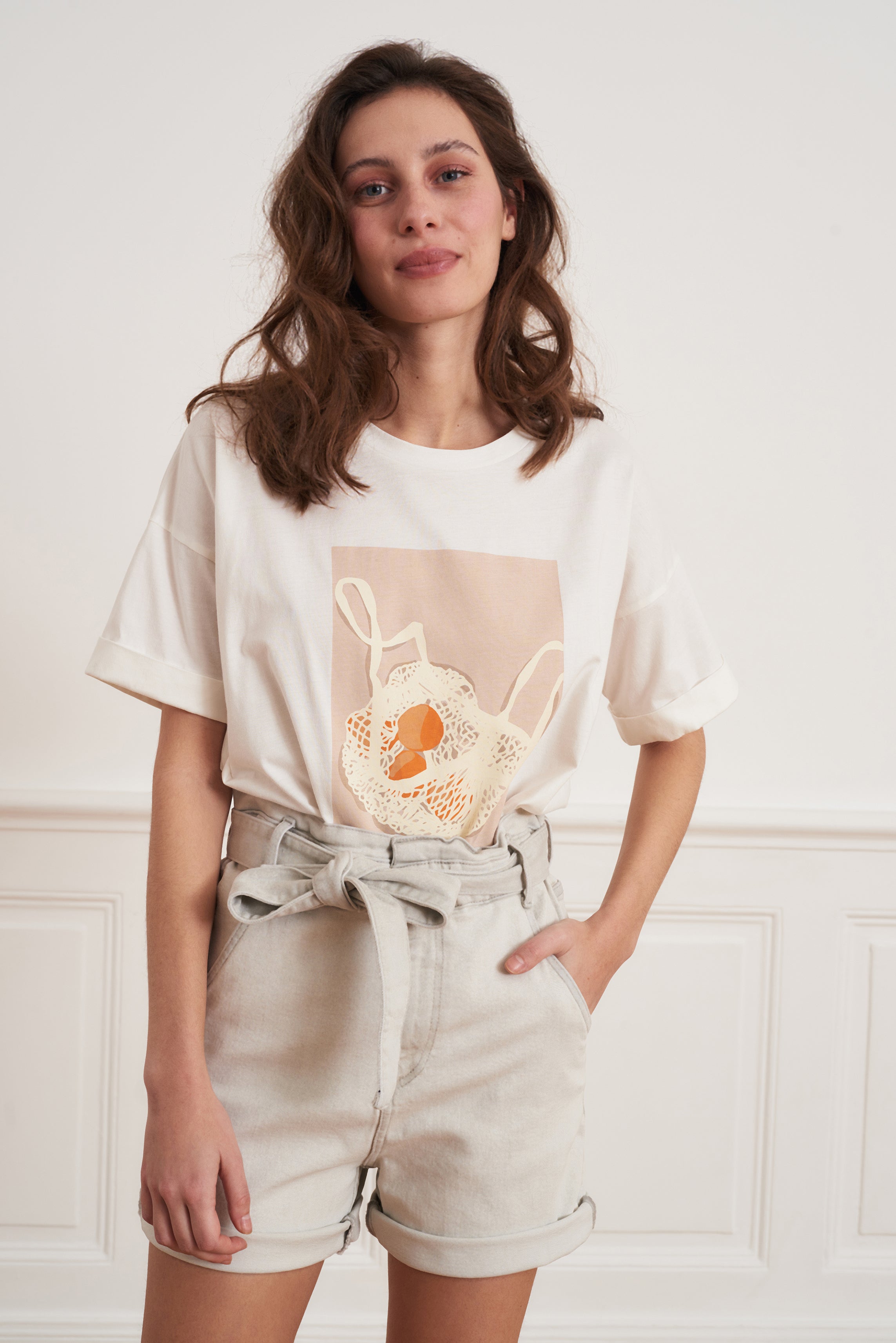 La Petite Française - Short Susie bleach gris